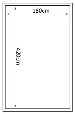 vidaXL Skleník, hliník 421x190x195 cm, 15,6 m³-