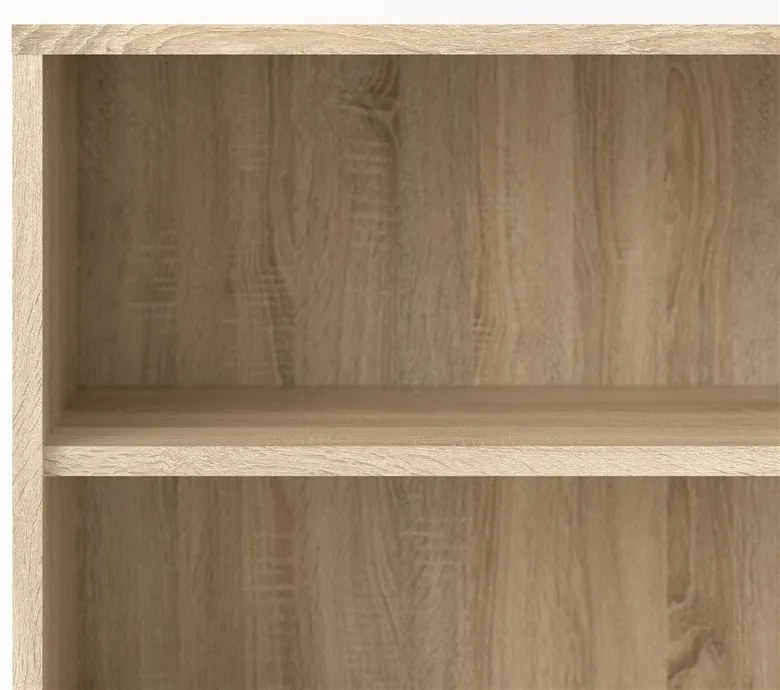 Modulárna knižnica v dekore duba v prírodnej farbe 89x113 cm Prima – Tvilum