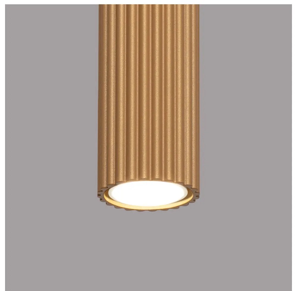 Bodové svietidlo v zlatej farbe Gleam – Sollux