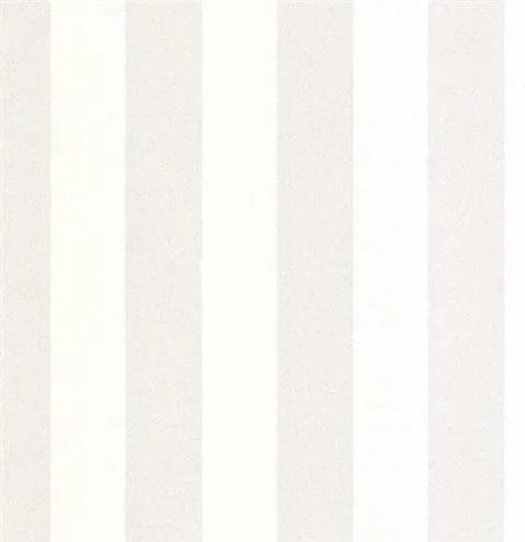 Vliesové tapety na stenu LACANTARA 13700-70, rozmer 10,05 m x 0,53 m, pruhy bielo-strieborné, P+S International