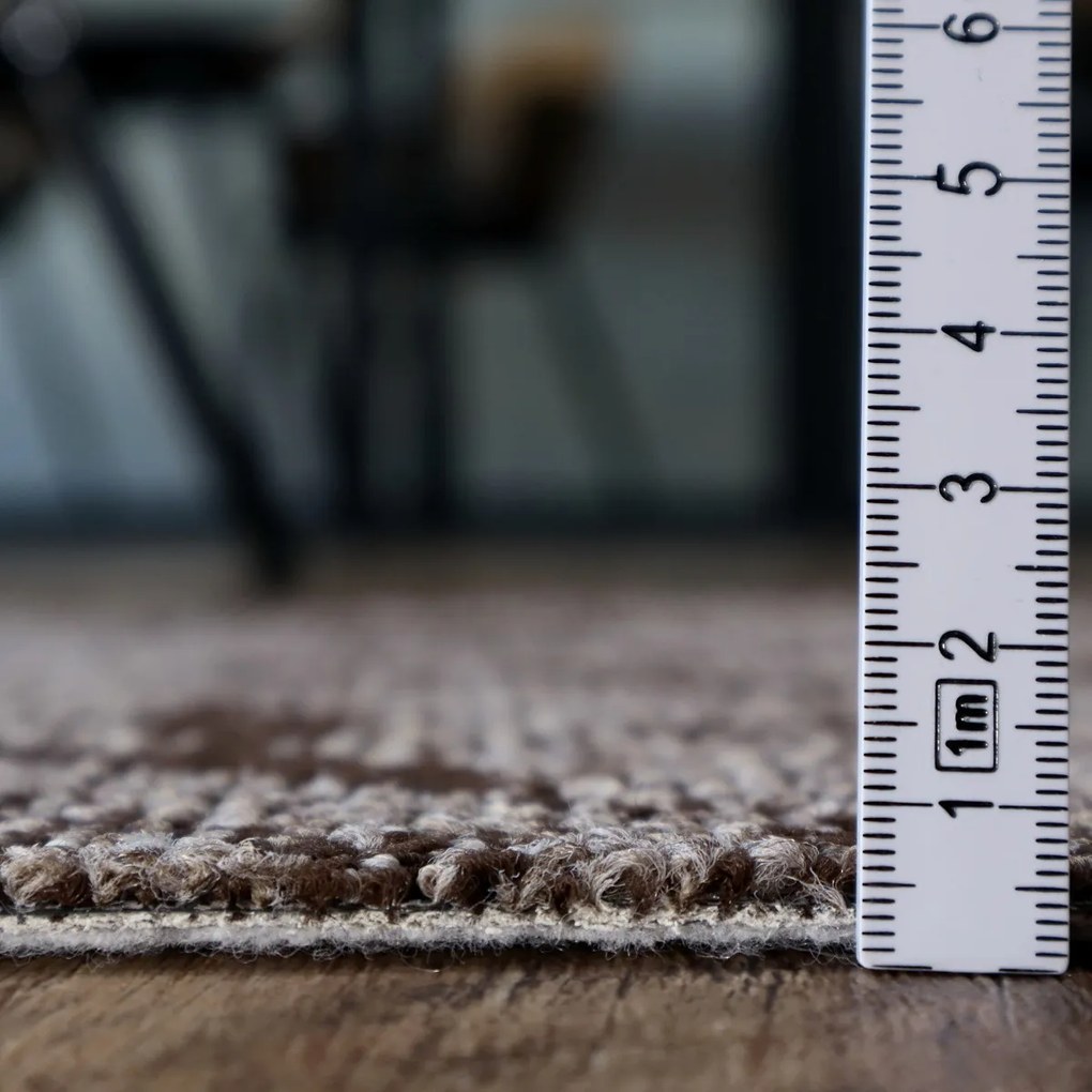 Metrážny koberec Marbeline 190 hnedá, na mieru, šíře 4m, hnedá, filc, detská izba, Spoltex