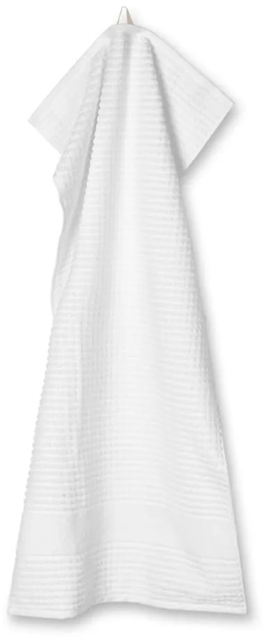 Biely froté uterák z Bio bavlny 50x100 cm Check – JUNA