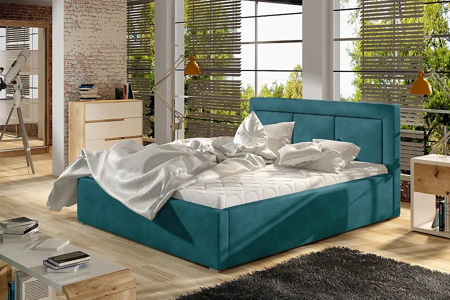 Čalúnená posteľ 140 x 200 cm Bella - S úložným prostorem