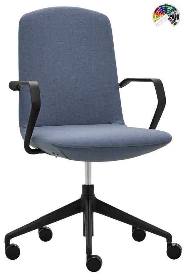 RIM Dizajnové kancelárske kreslo LINNA LN 3110 3111 čalúnenie URBAN, JET BIOACTIVE,NAIROBI