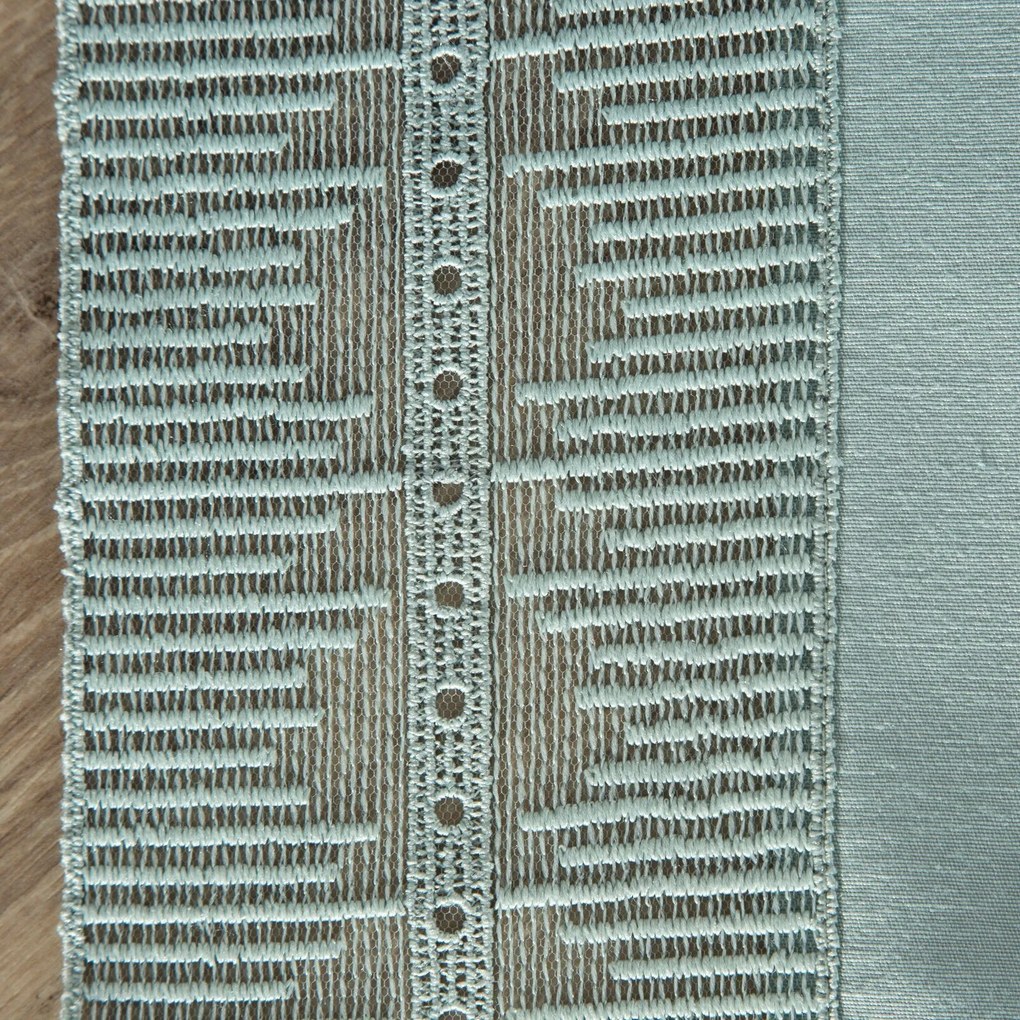 OBRUS S ČIPKOU REINA 80X80 CM MÄTOVÝ