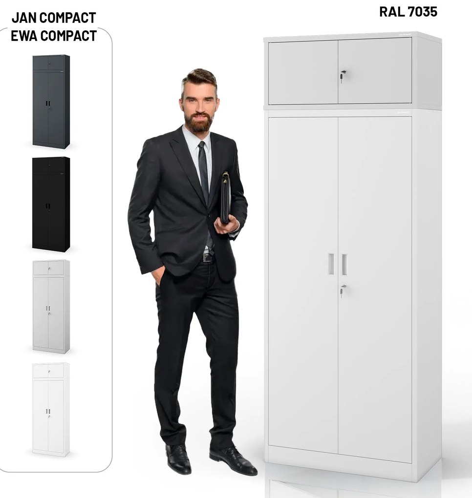 Nadstavba na skriňu EWA Compact 800 x 380 x 400 mm, sivá