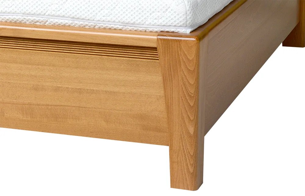 Masívna posteľ LIBORA 180x200 slivka
