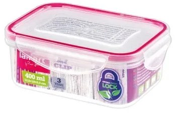 LT6006 dóza obdĺžnik 400ML CLIP LAMART , 0,4 l