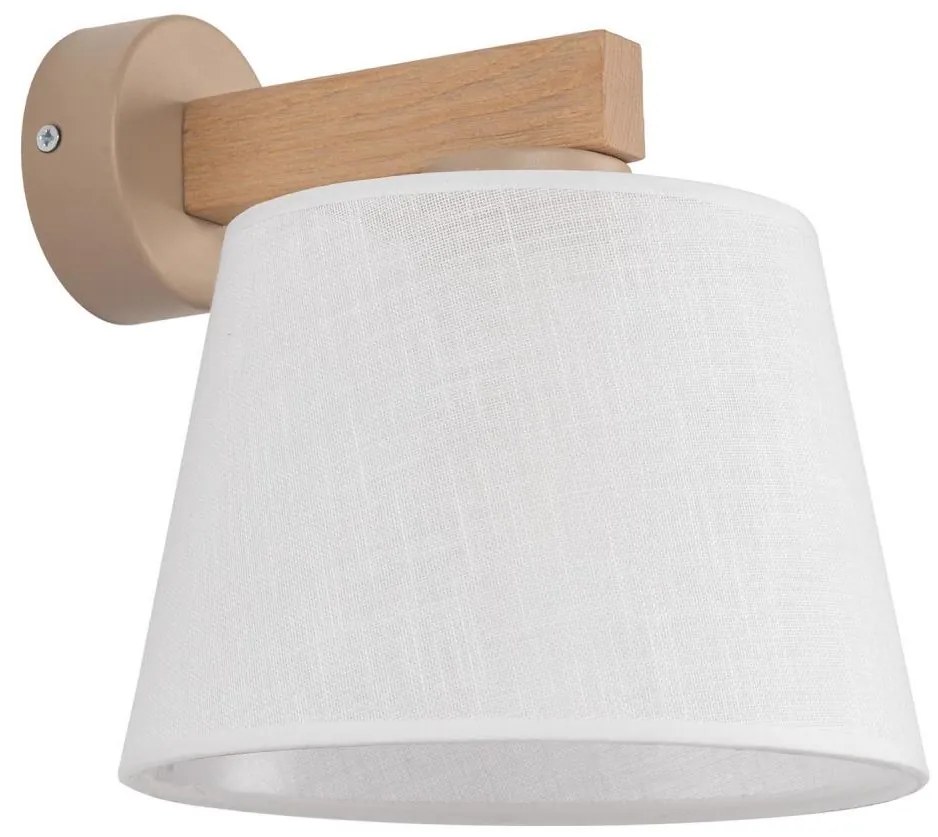 Brilagi - Nástenná lampa LATTE SABIA 1xE27/15W/230V borovica/biela