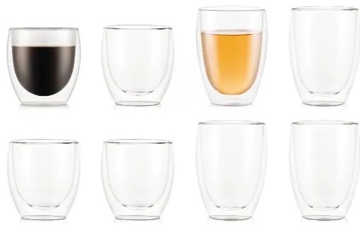 Bodum Dvojstenné poháre, 8 kusov  (100396443)