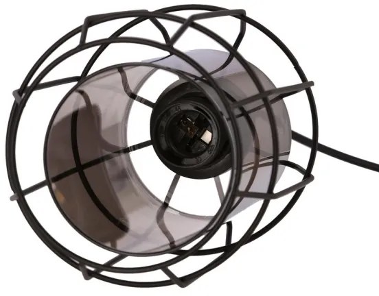 Luster na lanku JONERA 1xE27/40W/230V čierna