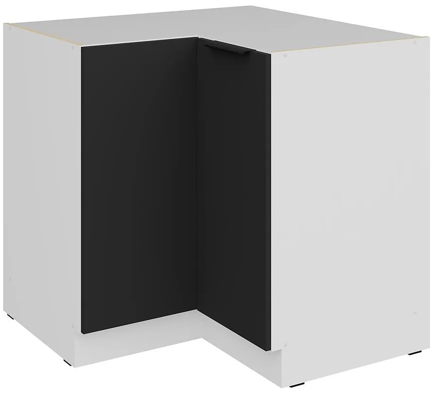 Kuchynská skrinka Aria-Bl/Wh Anti Fingerprint 90x90 Dn 2f Bb