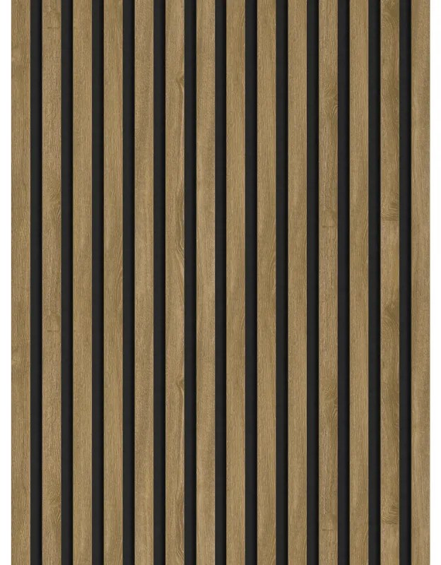 Mexen Lam-F, akustické stenové lamely 275 × 31,5 cm, filc 6 mm, dub klasický, S105-275317-2812-072