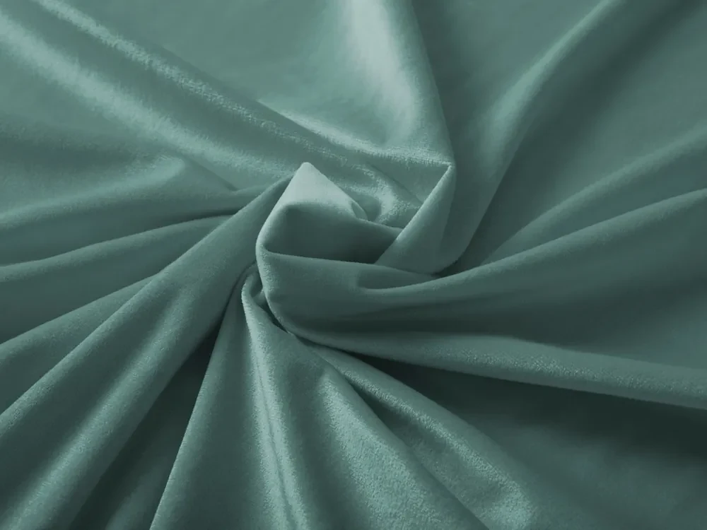 Biante Zamatový prehoz/behúň na posteľ Velvet Prémium SVP-022 Ľadovo zelený 50x240 cm