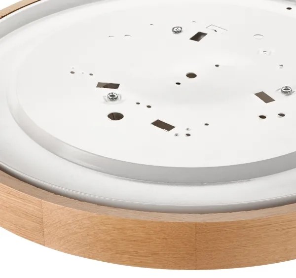 Stropné svietidlo OAK SLIM 3xE27/60W/230V dub ø 47 cm