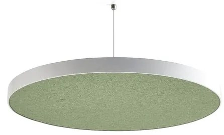 Akustický panel GRACE, kruh, Ø580x52 mm, stropný, zelená
