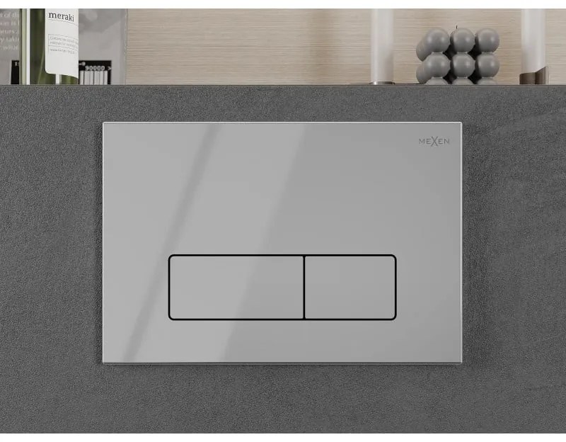 Mexen Fenix 13, splachovacie tlačidlo pre Mexen Fenix, chrómová, 601301