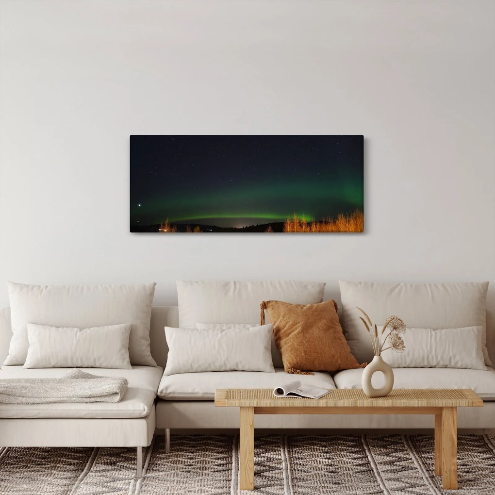 Obraz polárna žiara (120x50 cm)