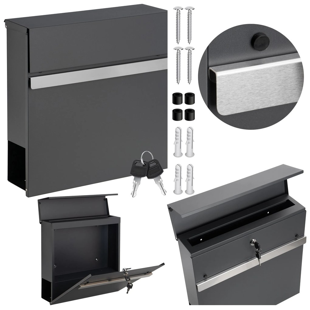 Poštová schránka NORTON antracitová