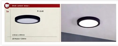 Paulmann 70986  - LED/22W Stropné svietidlo ABIA 230V tmavo modrá