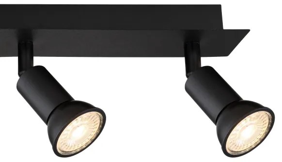 Globo 57998-4 - Bodové svietidlo DREW 4xGU10/35W/230V čierna