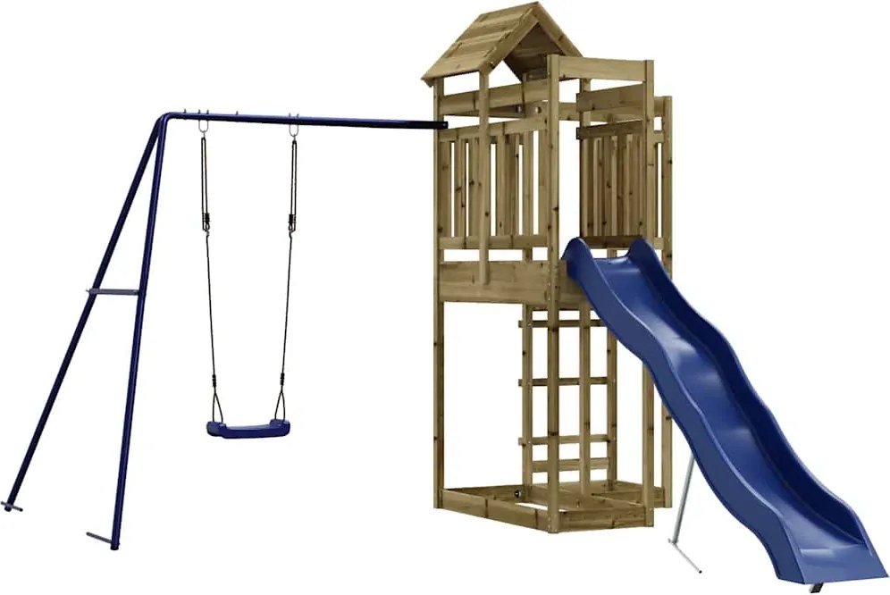 vidaXL Vonkajšia súprava na hranie impregnovaná borovica