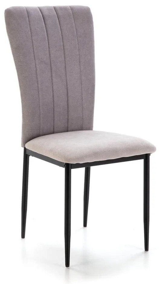 Svetlosivé jedálenské stoličky v súprave 4 ks Holly – Marckeric