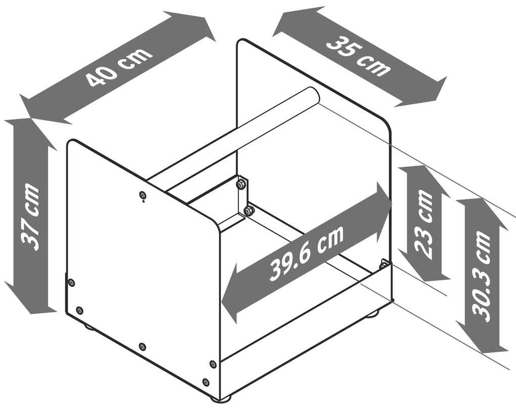 Kôš na kozubové drevo