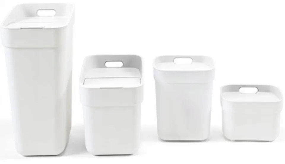 Curver Odpadkový kôš na triedený odpad READY 30L, biely