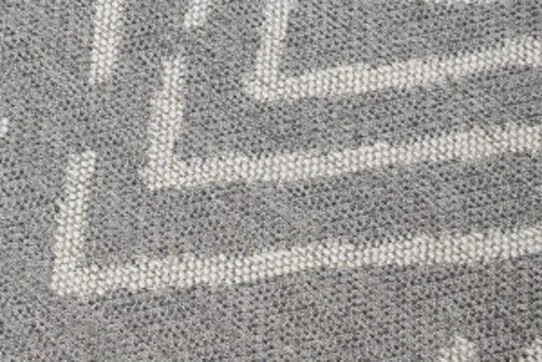 Koberec ARRUBA 4902 sivý kruh