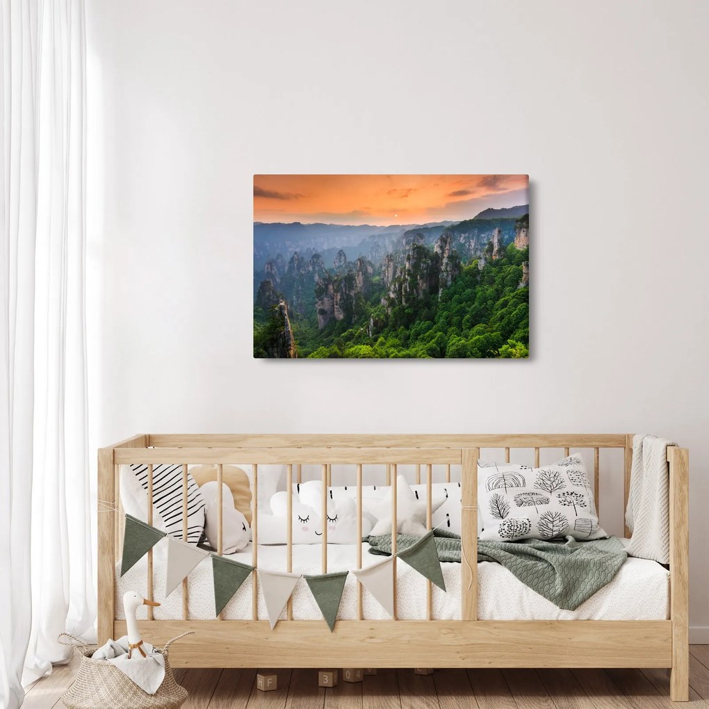 Obraz - Národný lesný park Zhangjiajie (90x60 cm)