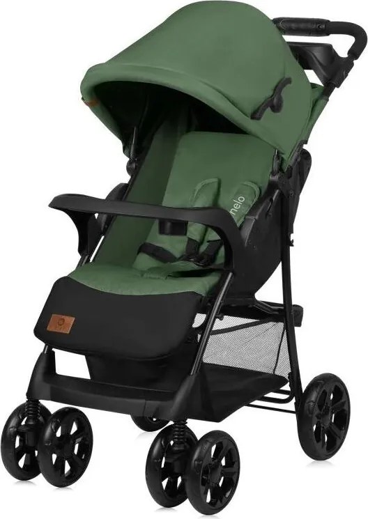 Lionelo - športový kočík EMMA PLUS zelený/čierny