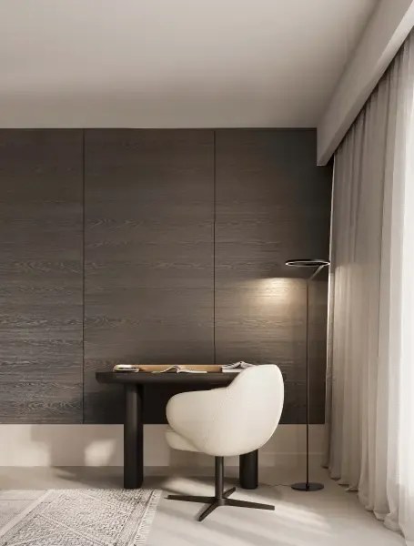 LED stmievateľná čierna stojaca lampa Tilia