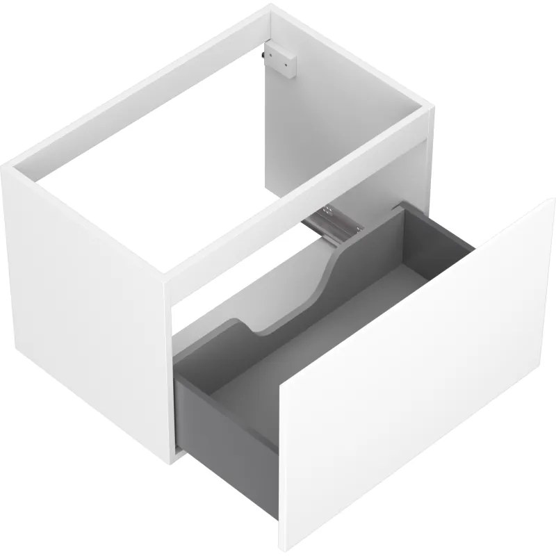 Mexen Orio, kúpeľňová skrinka 70 cm, 1 zásuvka, biela matná, 91A10-07047-1-BF01