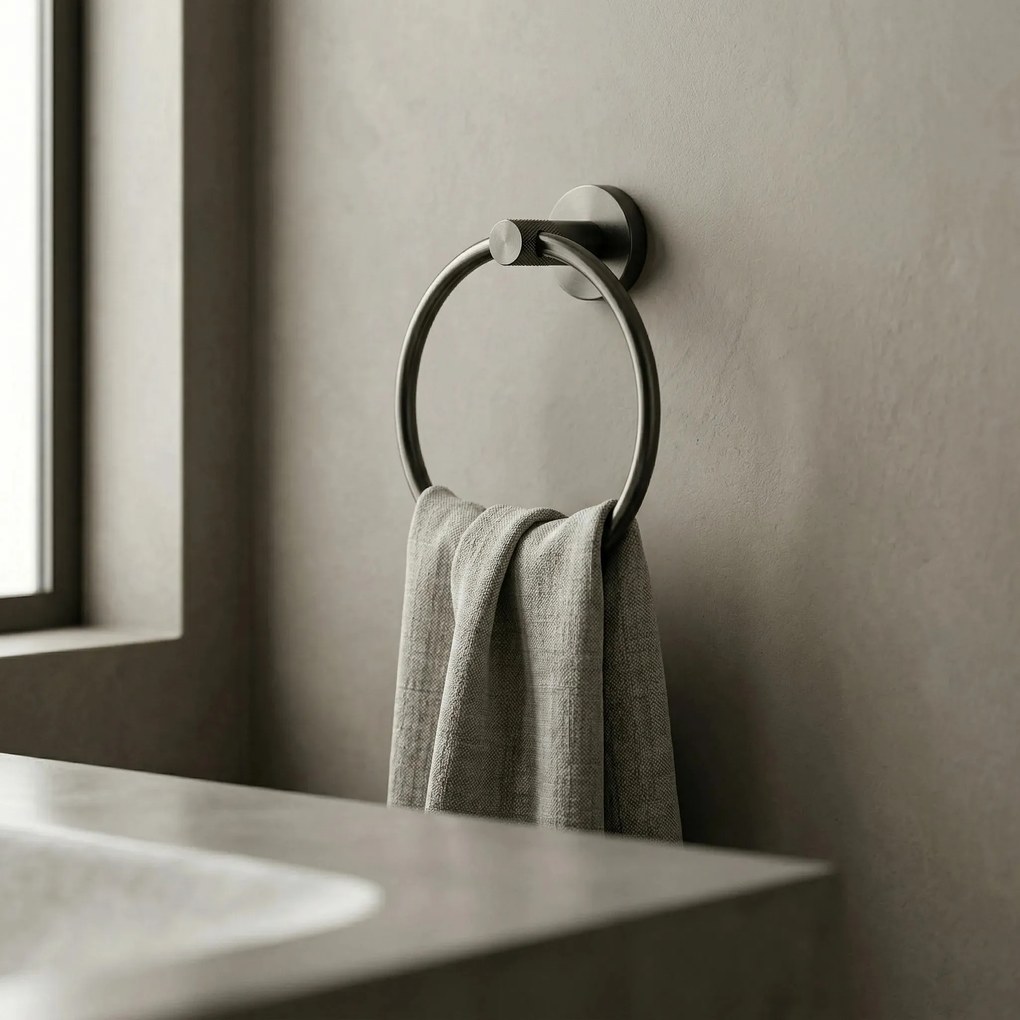 Držiak na uteráky - kruh REA MODERN RING 6610 titán
