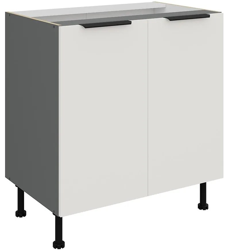 Kuchynská skrinka Aria-Wh/Ant Anti Fingerprint 80d 2f Bb