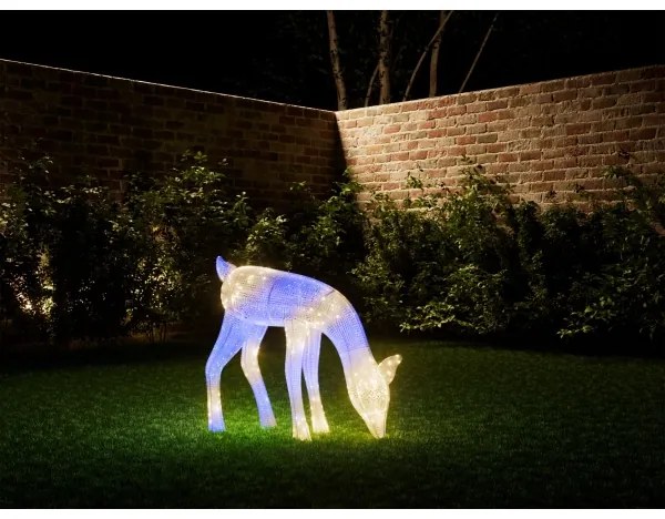 Twinkly TW3RD140SPP-TEU - LED RGBW Stmievateľný vonkajší sob 160xLED IP44 Wi-Fi