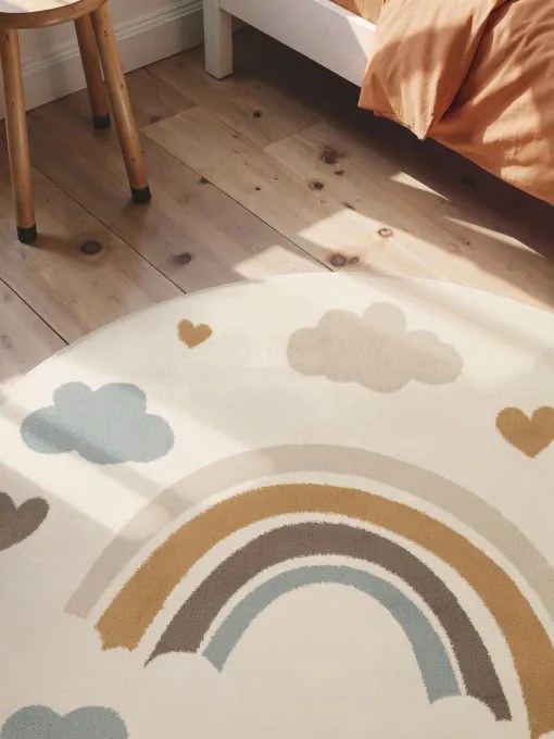 Koberec Hanse Home ADVENTURES SKYLA krémový kruh