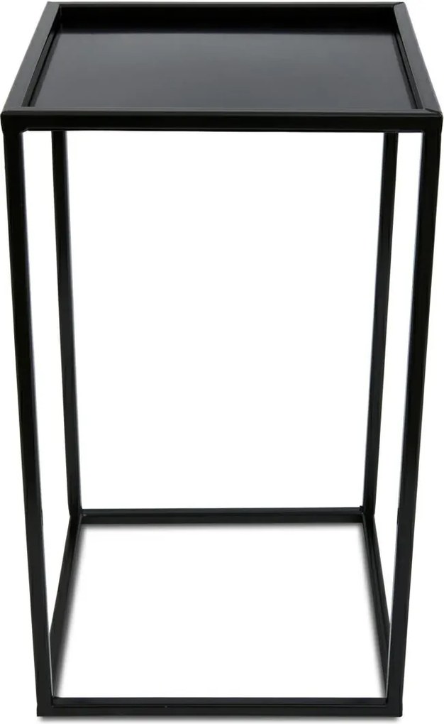 STOJAN NA KVETINÁČ SIMPLE 40X24X24 CM ČIERNA
