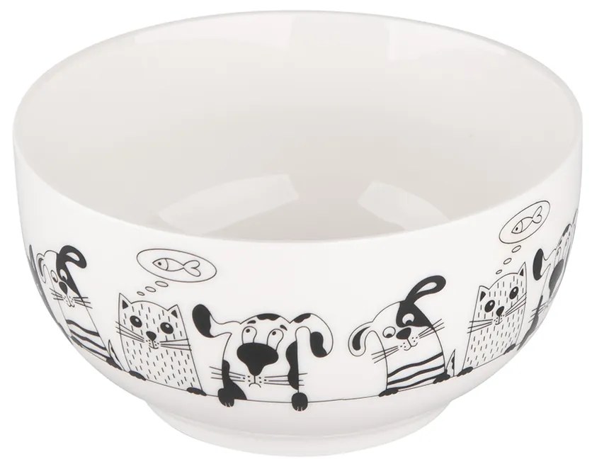 Altom Porcelánová miska Cool Friends, 400 ml