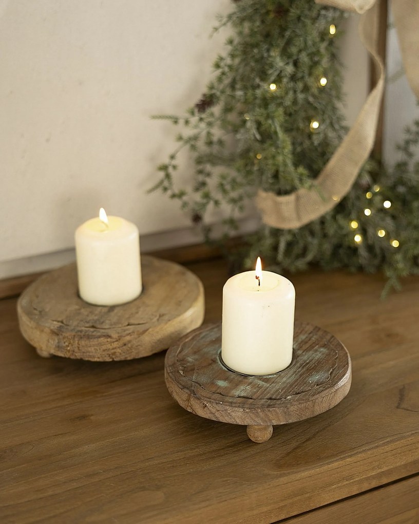 Sviečnik Rustic Flame 15 cm