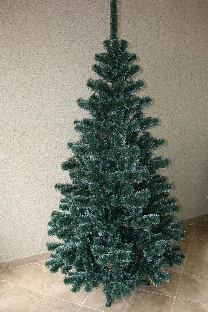 JAKS VIANOČNÝ STROMČEK JEDĽA LUX - ZELENO - BIELA 100CM