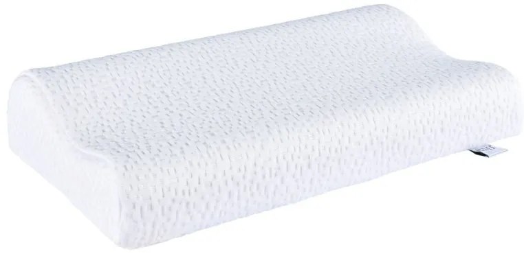 Anatomický vankúš Memory White 31x50x11 cm EMI, Anatomický vankúš