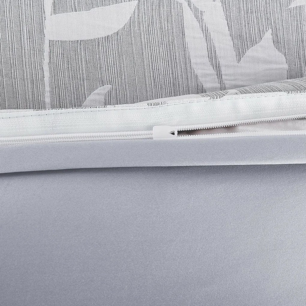 Žakárové obliečky Alabama sivá, 140 x 200 cm, 70 x 90 cm