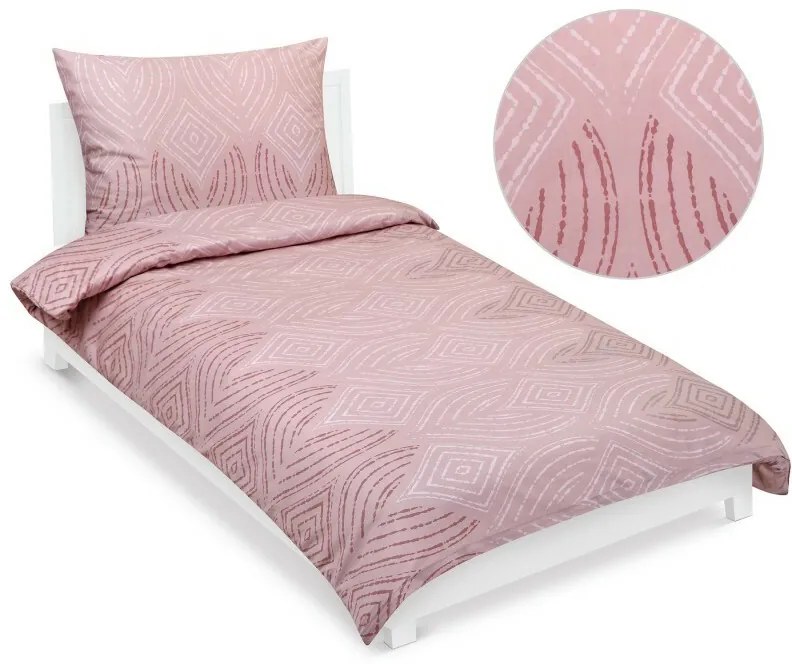 Bellatex Saténové prestieradlo Ornamentstaroružový , 140 x 200 cm, 70 x 90 cm, 140 x 200 cm, 70 x 90 cm