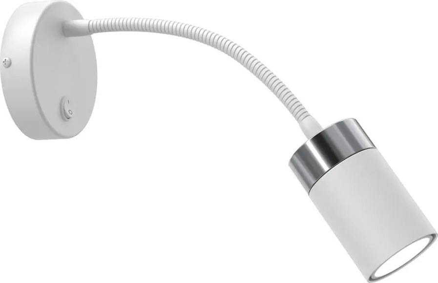 Flexibilná lampička JOKER 1xGU10/8W/230V biela/matný chróm