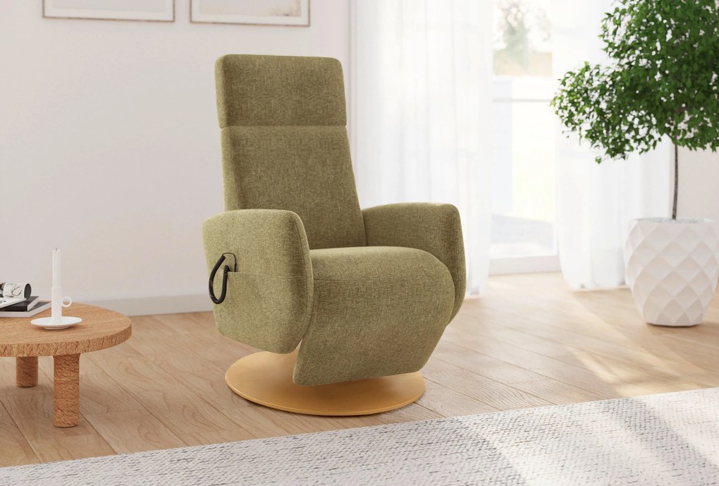 XXXLutz RELAXAČNÉ KRESLO, textil, olivovozelená Sit & More - Online Only obývacie izby - 0001440161J6