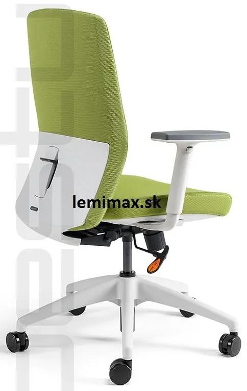 OFFICE PRO bestuhl -  OFFICE PRO bestuhl Kancelárska stolička J2 ECO WHITE BP zelená