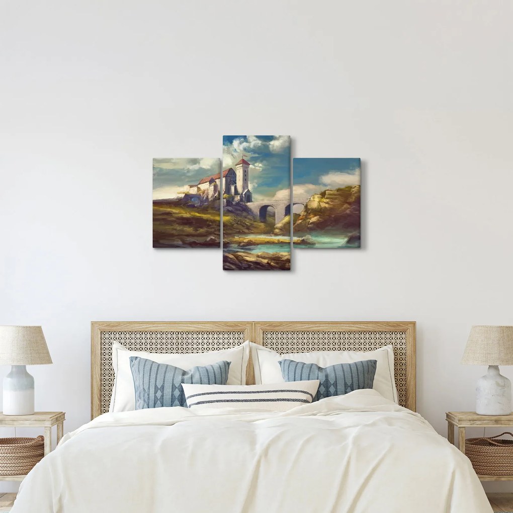Obraz - Stredoveký hrad (90x60 cm)