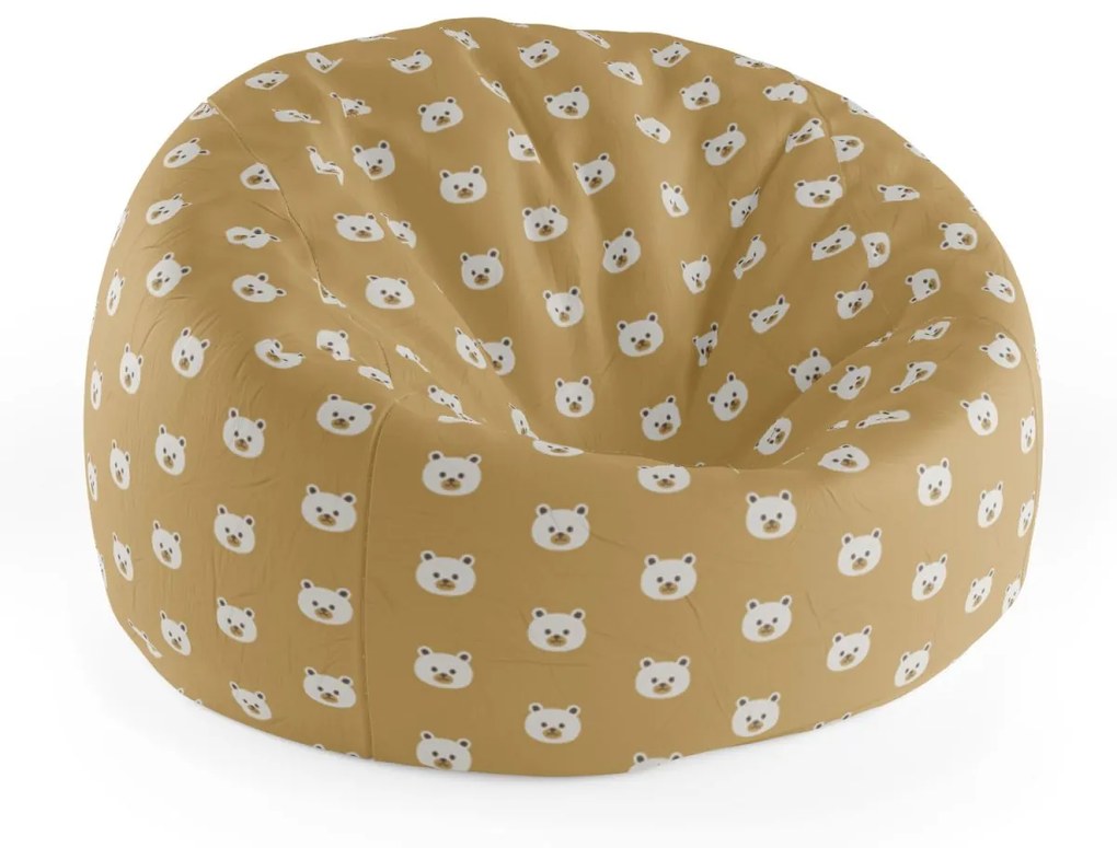 Sablio Sedací vak Cocoon Roztomilé medvedíky - 115 x 75 cm x 45 cm